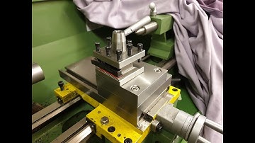 WM250V Fixed Toolpost Part 6