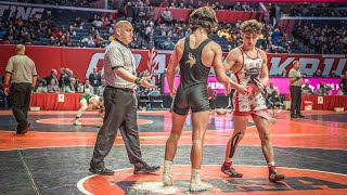 126 3A - Evan Gosz {G} of Palatine Fremd IL vs. Nathan Knowlton {R} of Lincoln-Way Central IL