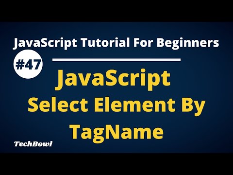 Select Elements By TagName in JavaScript | Document Object Methods in JavaScript tutorial (Hindi)