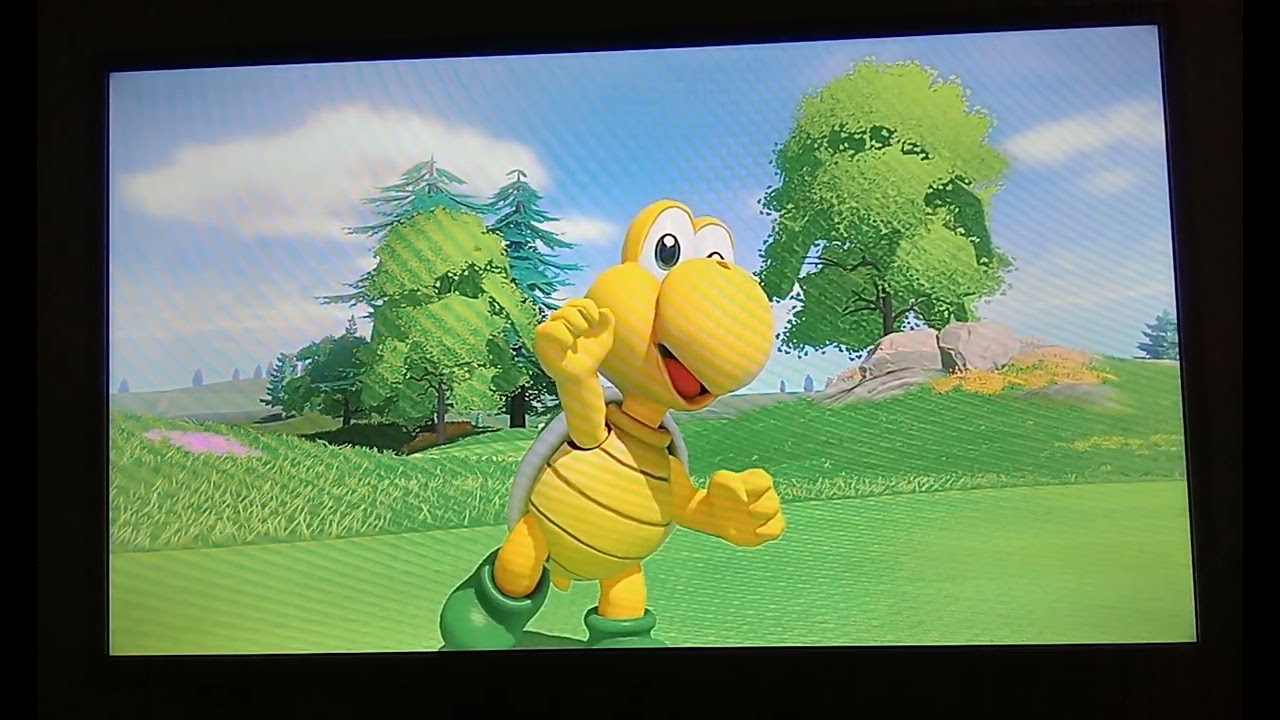 Mario Golf Super Rush Standard Golf with Koopa Troopa 