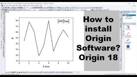 How to install Origin Software? | How to Graph Plotting by Origin Software? | Origin Lab | Origin 18
