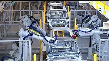 ABB robot is applied to BIW automatic production line!