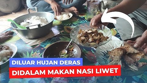 Suasana Hujan Di Kampung Pasirsalam, Merdunya Suara Kecapi Suling Sunda Sambil Makan Nasi Liwet