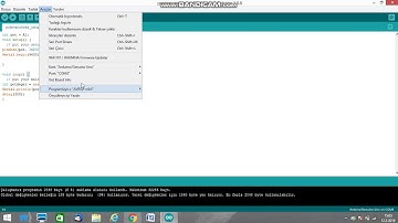 arduino ile potansiyometreden bilgisayara veri alma