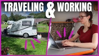 VLOG: A Day in the Life Working Remotely and Traveling in a Go Pod Micro Touring Caravan