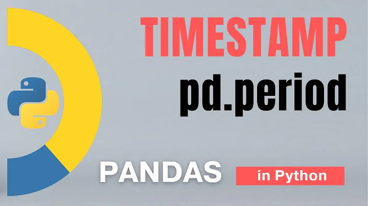 #77: Pandas (Part 54): Create Timestamp in Python using pd.period() | Tutorial