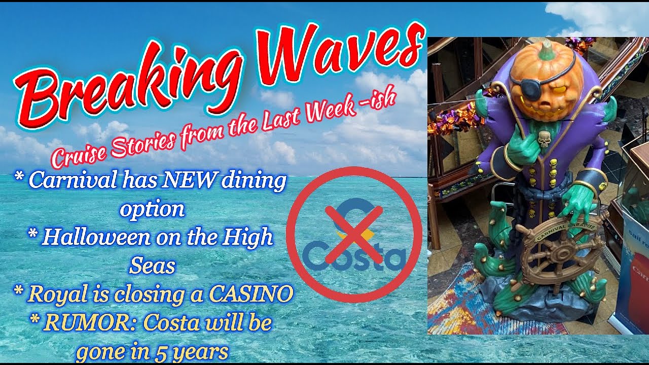 Carnival's NEW Dining Option, Royal Caribbean is closing a Casino, Rumor about COSTA Cruises closing