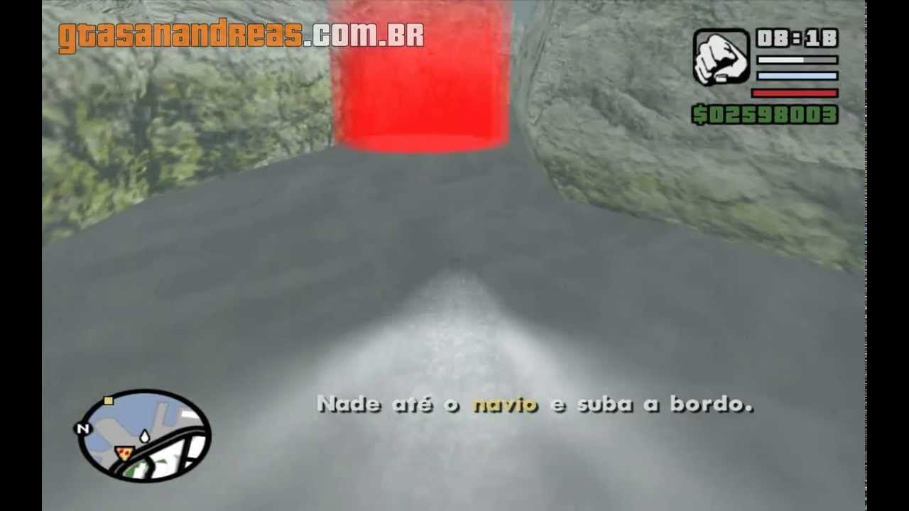 GTA San Andreas - Bug do mergulho - Missão Assalto Anfíbio (Amphibious  Assault bug) [S03E09] 