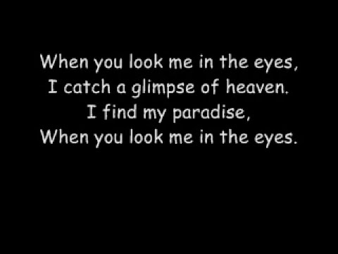 Jonas Brothers - When You Look Me In The Eyes - with lyrics