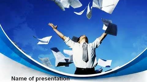 Success Emotions PowerPoint Template by PoweredTemplate.com