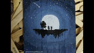 sticks ice cream painting stick popsicle craft diy crafts