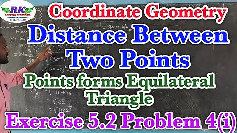 TN 9th Maths|Coordinate Geometry|Exercise 5.2|Problem 4(i)|in tamil