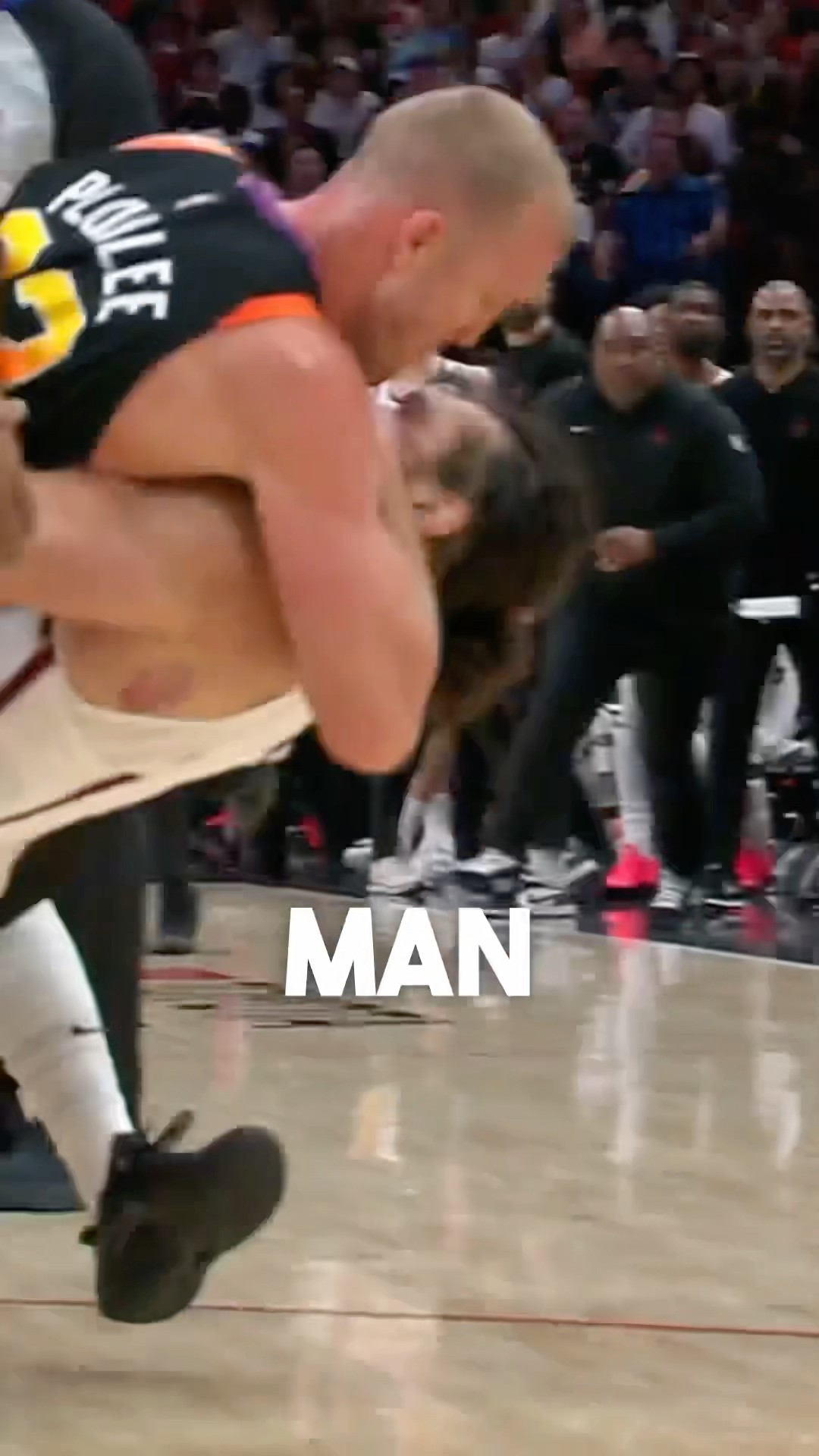 Did he TAKE DOWN Steven Adams? ?