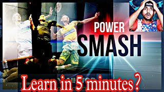 Badminton SMASH Tutorial - Improve Your POWER and Timing!