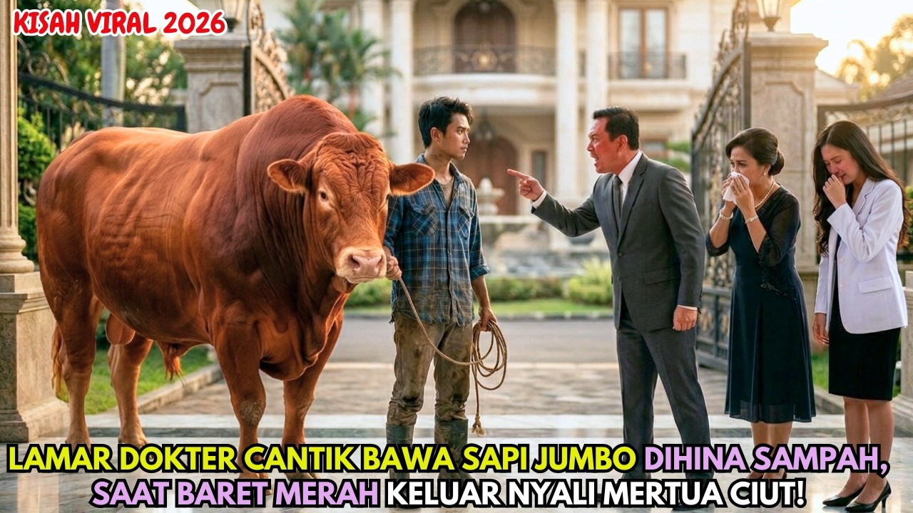 HEBOH!Lamar DOKTER CANTIK Bawa Sapi Jumbo Dihina Sampah, Saat Baret Merah Keluar Nyali Mertua Ciut