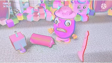 Numberblocks egg five crying in opposite real g major 4