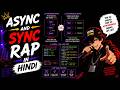 sync async explained in rap in Hindi