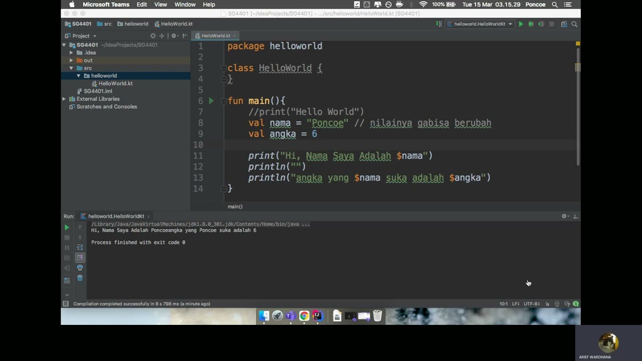 Belajar Kotlin - Intro & Hello World