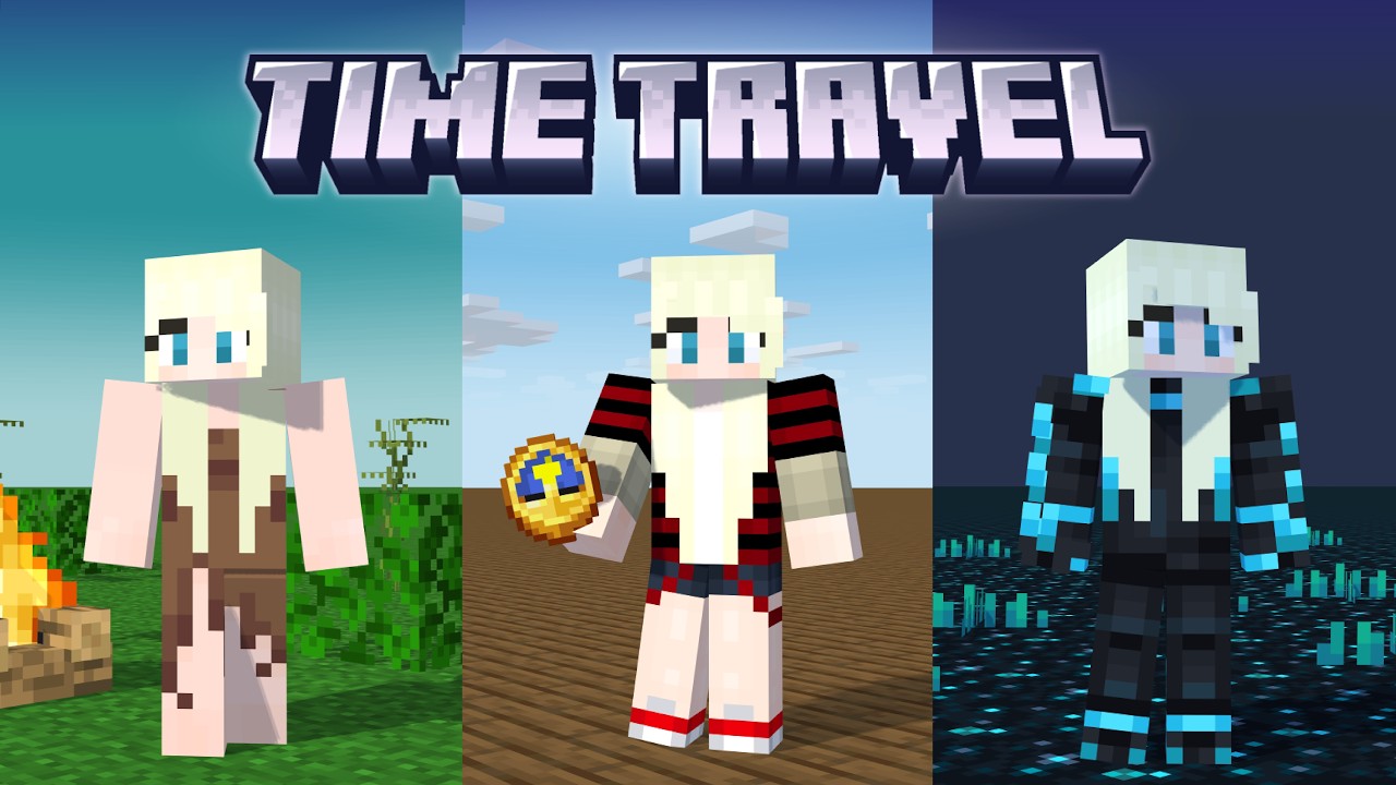 Minecraft but I can TIME TRAVEL?