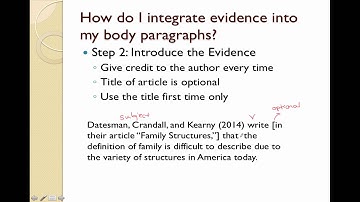 Using Sources 2-Integrating Evidence