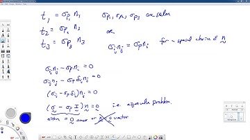 Theory of Elasticity-Lecture-14a-Eigenvalue Problem for Principal Stresses