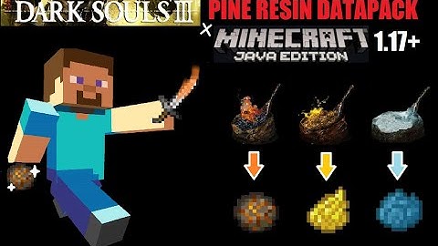 Pine Resin Datapack Minecraft 1.17+