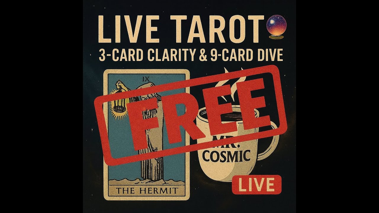 LIVE 8/8 Portal 🔮 Tarot & Cosmic Q&A 🌌 #mrcosmic #BeyondTheVeil #Portal thumbnail