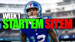 Answering your TOUGH Week 1 Start/Sit Questions LIVE | 2023 Fantasy Football