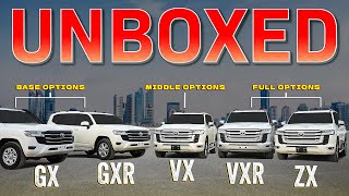 Unboxing the LC300/J300 | Differences in Variants GX, GXR, VX, VXR, ZX Models Explained/ Reviewed