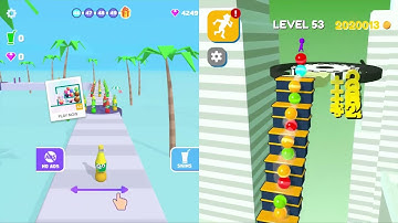 Stack Rider Vs Juice Run in New Max Level Gameplay iOS,Android Update Trailer Body Game