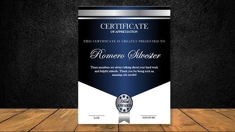 How to Design a Creative Certificate in MS Word #certificatedesign #mswordtutorial