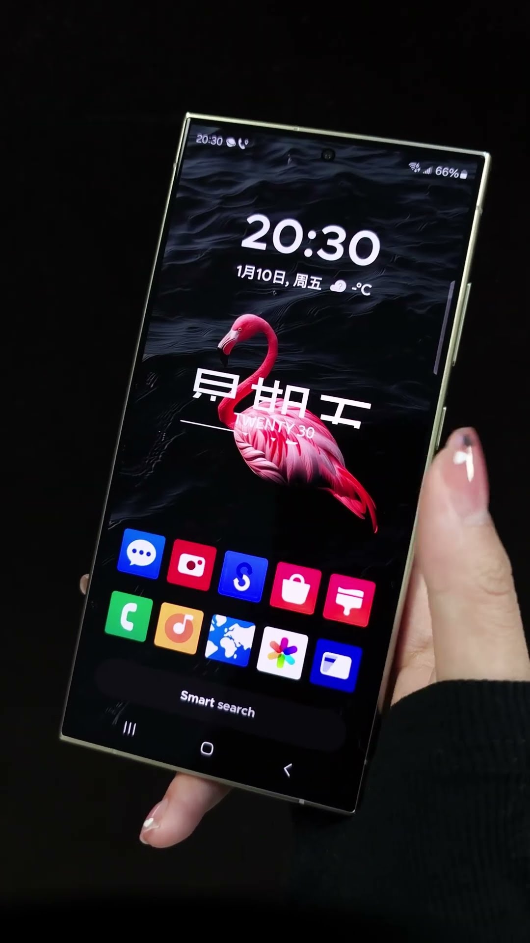The texture of Samsung mobile phones is very high-end #Samsung #Mobile