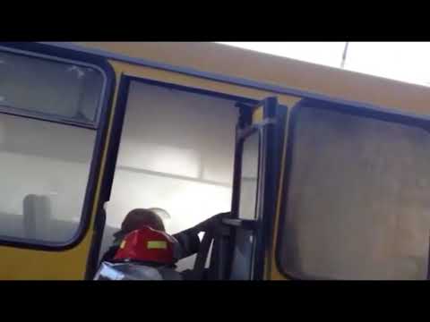 თბილისში, სამგზავრო ავტობუსის ნაწილი დაიწვა