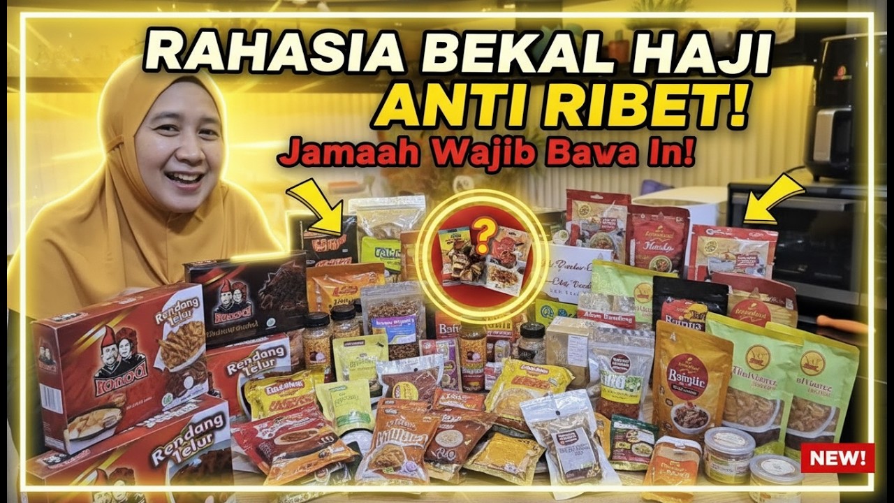 LAUK PRAKTIS UNTUK HAJI - BEKAL MAKANAN DAN MINUMAN HAJI