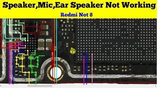 Redmi Not 8 Speaker Mic Ear Speaker 🔊 Not Working salutations | Sachmetic Diagram | By Thanks Mobile