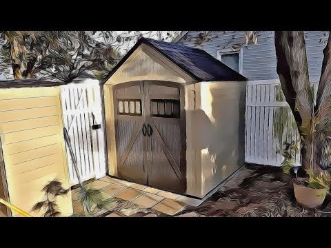 How to lay a foundation base for a backyard storage shed - Rubbermaid Roughneck