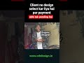 Client ne design select kar liya hai par payment abhi tak pending hai #graphicdesign