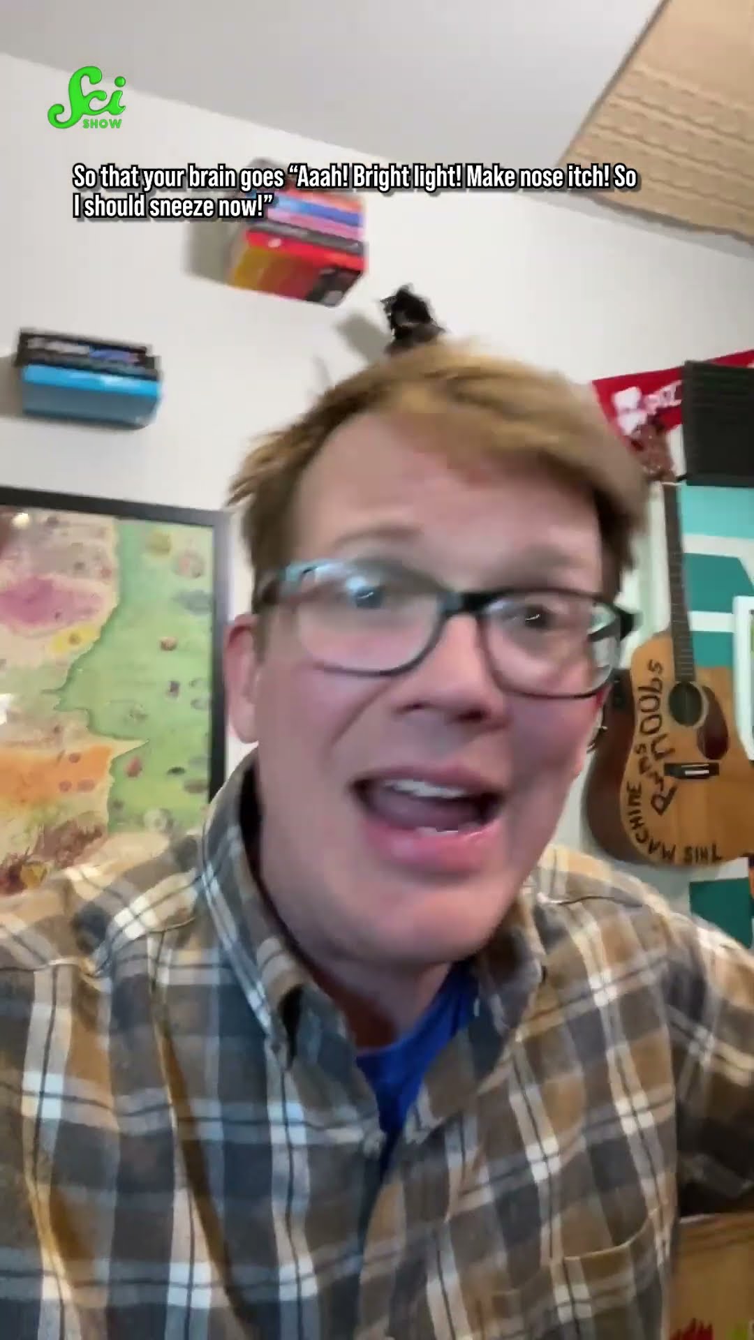 The nerves in your face can get confused. #shorts #science #SciShow
