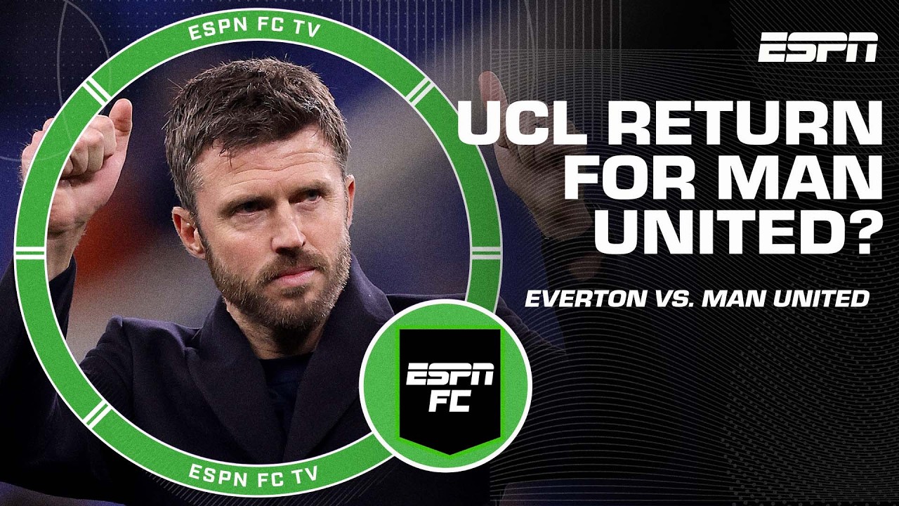 Man United boost TOP FOUR hopes with Everton win + Michael Carrick’s future 🔮 | ESPN FC