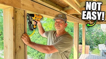 We Wrapped Our Posts in Cedar when we SHOULD