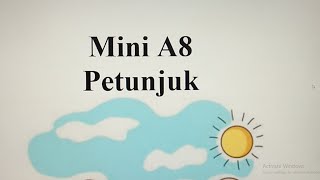 Mini A8 Petunjuk Penggunaan