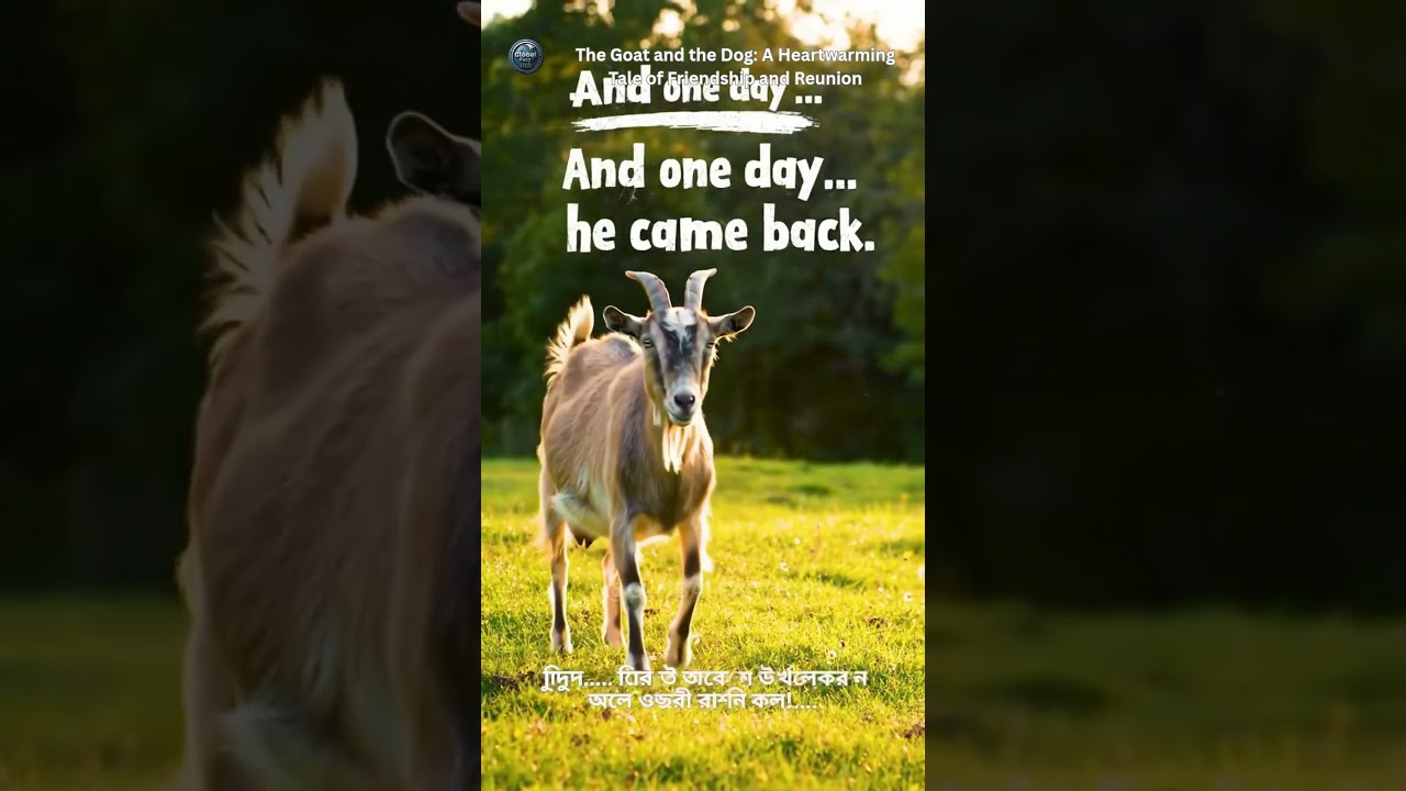 The Goat and the Dog: A Heartwarming Tale of Friendship and Reunion 