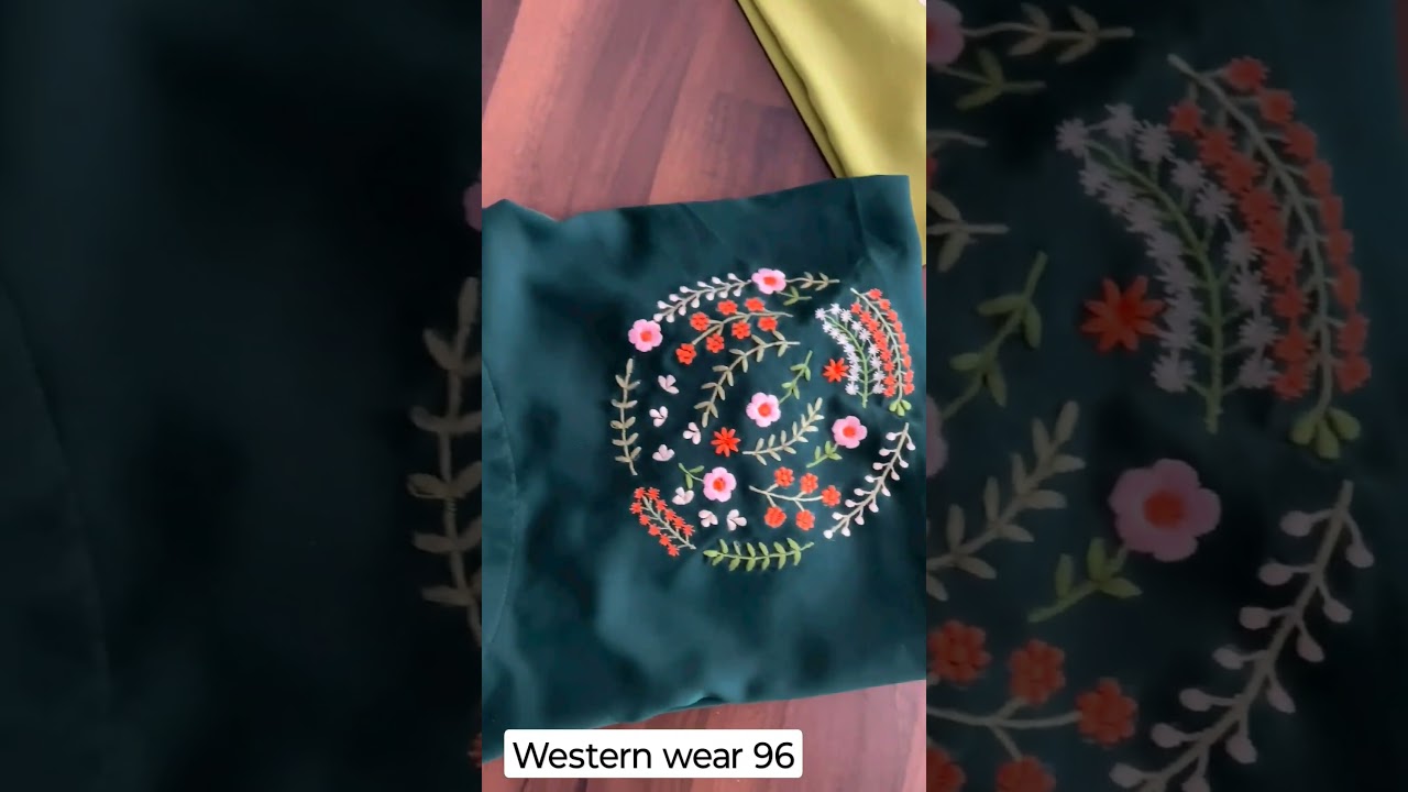 summer special embroidery work tops  ladies/ girls 
