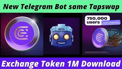 Next Notcoin Mining App | CEX.IO Telegram BOT & Mining $100 Profit | Telegram Bot Free Mining