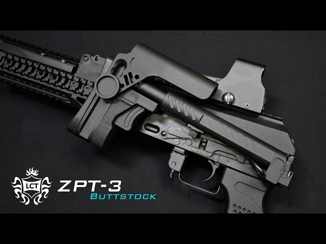 【美品】ZEET BLACK CANNON Z 一般軟式 84cm LCT Z-Series PT-1 AK Classic Foldable Buttstock - Black