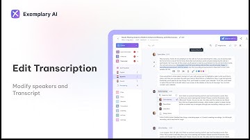 How to Edit Transcription | Exemplary AI