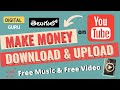 Make Money On YouTube by download & Upload Free Music , Videos Easy Method || WITHOUT Making Videos image