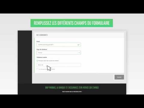 Demander mes codes d'accès sur mabanque.bnpparibas