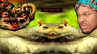 One Of The WEIRDEST Horror Games Ever... | Squirrel Stapler
