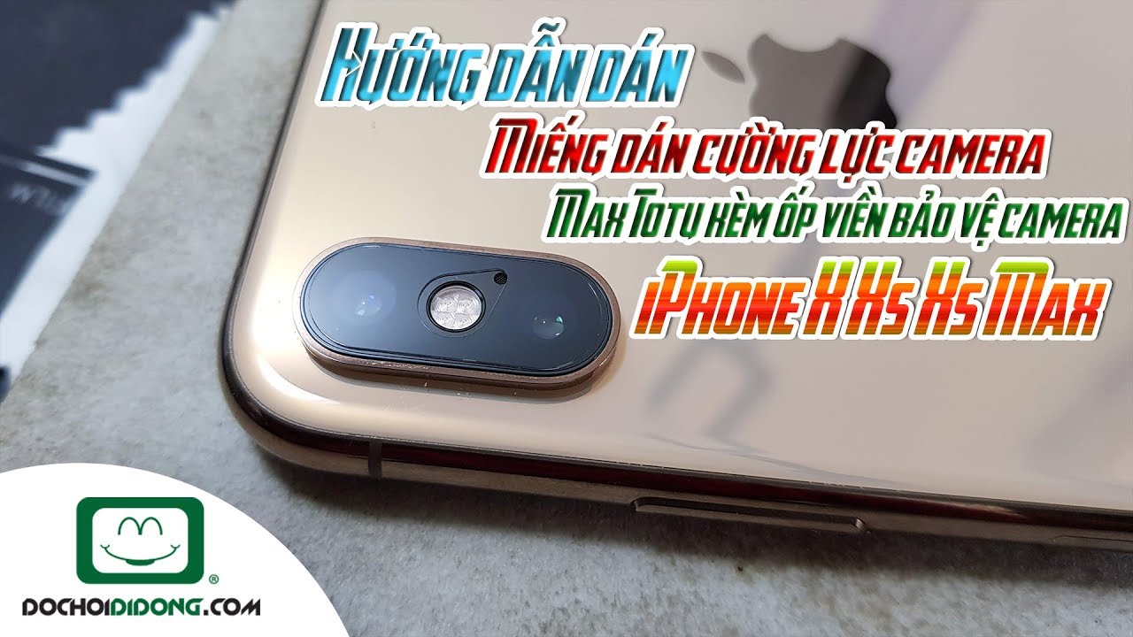 Dán cường lực camera iPhone 11 Pro Max Totu